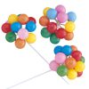 Gekleurde plastic ballonnen 17cm