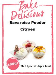 Bavaroise  Citroen 100gr Met stukjes fruit.