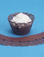 Heart Cupcake Wrappers Chocolate