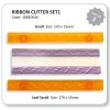 Ribbon Cutters (Scroll & Leaf Cutters) - Set of 2