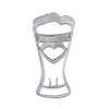 Beer Glas 8 cm st.steel