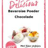 Bavaroise  Chocolade 100gr Met stukjes Chocolade.
