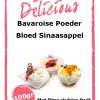 Bavaroise  Bloedsinaasappel 100gr Met stukjes fruit.