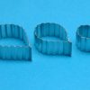 Rose Leaf Serrated Flow Petal Ctr Set 3