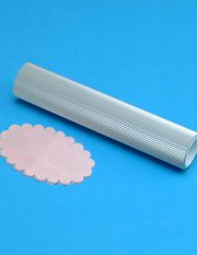 Ribbed Smocking Roll Pin 9.5in Anod Alum