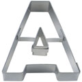 Letter A 6.5 cm st. steel