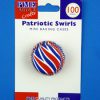 Patriotic Swirls Mini 100pk
