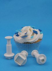 Square plunger cutters  - largeÿÿÿ ÿ (13mm)