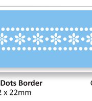 Daisy And Dots Border