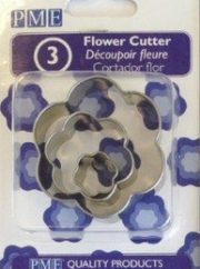 PME Stainless Steel Flower Cutters Set 3