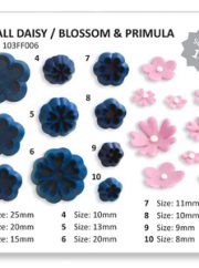 Small Daisy Blossom & Primula - Set of 10