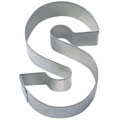 Letter S 6.5 cm st. steel