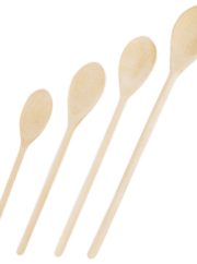 Wooden spoon, 35 cm, oval