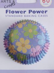 Flower Power Baking Cups Std