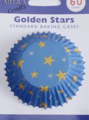Golden Star Baking Cups Pk 60