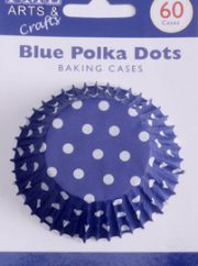 Blue Polka Dots Std Cups Pk60