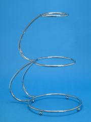 E Shape Chrome w4 Ball Feet 3Tier