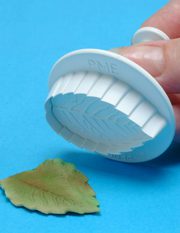 Veined Rose Leaf Plunger Cutter Large