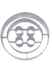 Button 6 cm st.steel