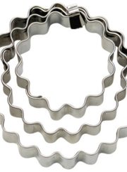 Round set 3 pcs., waved