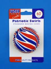 Patriotic Swirls Std 60pk