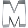 Letter M 6.5 cm st. steel