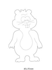 Hamster 7.5 cm stainless st.