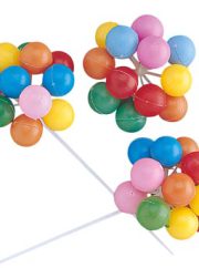 Gekleurde plastic ballonnen 17cm