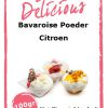 Bavaroise  Citroen 100gr Met stukjes fruit.
