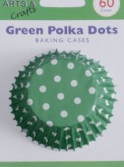 Green Polka Dots Std Cups Pk60