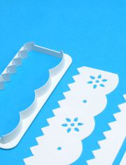 Straight Frill cut broderie anglaise