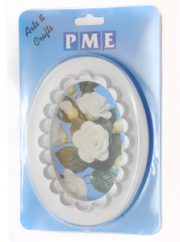 Plain Fluted Oval Plaque 127mm