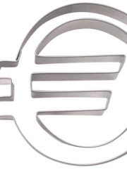 Euro sign 7.5 cm st. steel