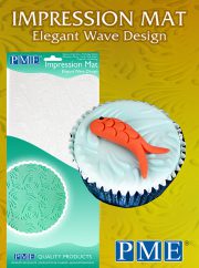 Elegant Wave Design Impression Mat